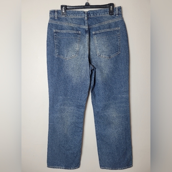 We The Free by Free People Jeans Women's Size 30 High Rise Straight Leg Med Wash - Picture 3 of 10